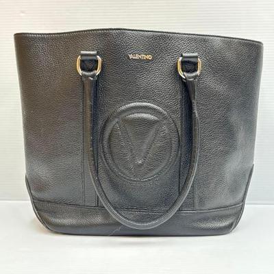 #504 • Black Valentino Tote Purse
