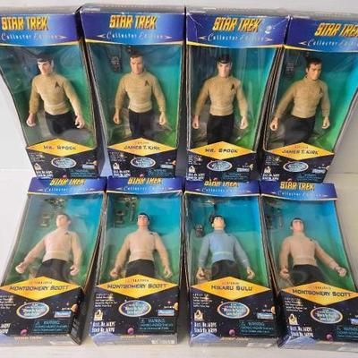 #8202 • (8) Playmates Star Trek Collector Edition Action Figures
