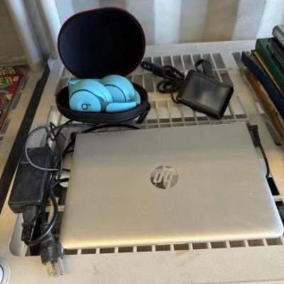 #5652 • HP Laptop, Beats Headphones & Garmin Nuvi
