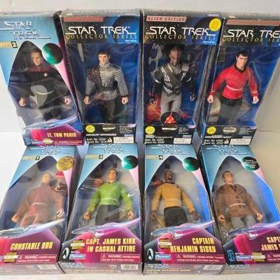 #8234 • (8) Playmates Star Trek Action Figures
