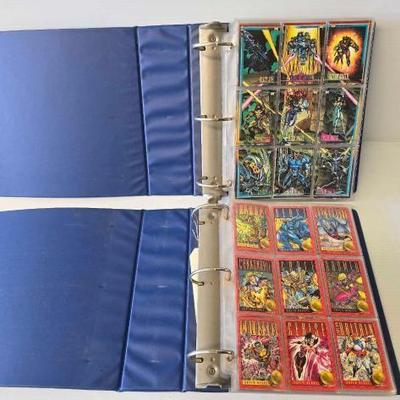 #8150 • (2) Card Albums with Marvel Trading Cards
