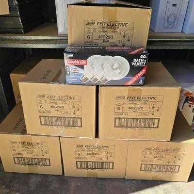 #6002 • NEW!!! Case of Feit Electric 40-Watt Lightbulbs
