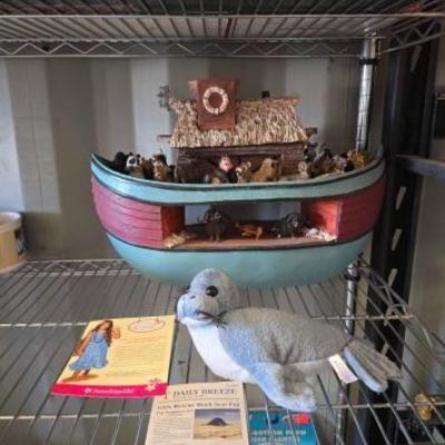 #4064 • S.S Holy Herd Boat and Kanani Monk Seal Plush

