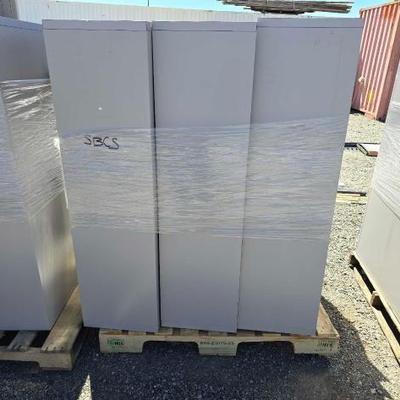 #80322 • (3) Metal Bookshelves
