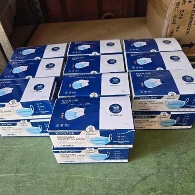 #6038 • (20) Boxes Kooline 3Ply Disposable Protective Masks
