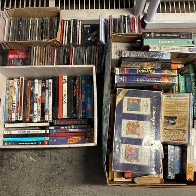 #4164 • CDs, DVDs, VHS Tapes
