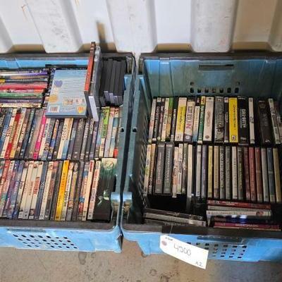 #4500 • Over (100) DVDs and Video Games
