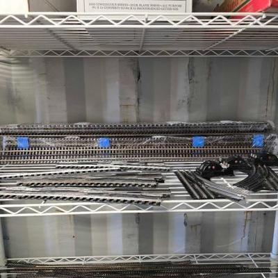 #4142 • Train Track Switches and Atlas O Gauge Straight Tracks
