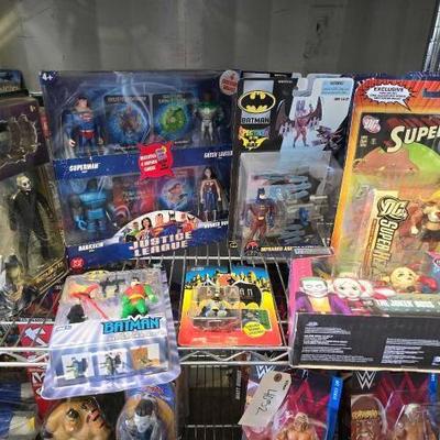 #4048 • (10) Batman, Justice League, Superman, Supergirl Action Figures and more
