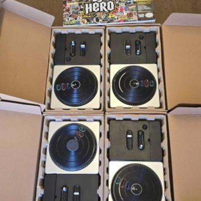 #4020 • (4) DJ Hero Turntable Kits

