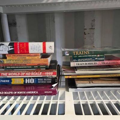 #4160 • over (20) Books and Magazines of Trains
