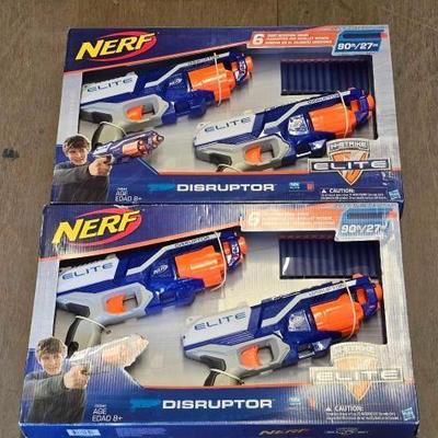 #4030 • (2) Nerf Elite N-Strike 
