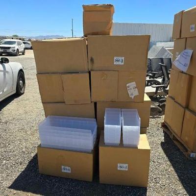 #80332 • (27) Assorted Cases of Quantum Storage Systems Plastic Bins
