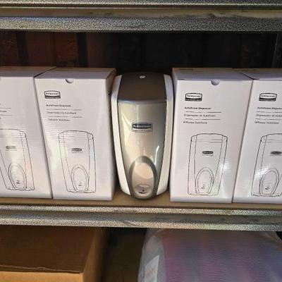 #6014 • NEW!!! (5) Rubbermaid AutoFoam Dispensers
