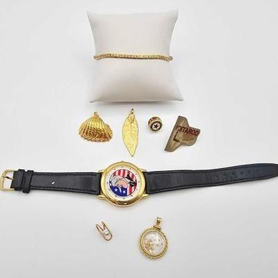 #1002 • Costume Jewelry with 12K filled Pendant
