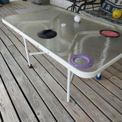 Glass top tsble