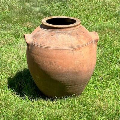 Perfect Old Pottery Garden Jar
