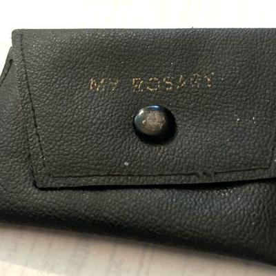 Leather Rosary Pouch
