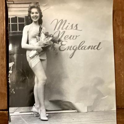 Vintage Photograph of MISS NEW ENGLAND, Photographer ID
