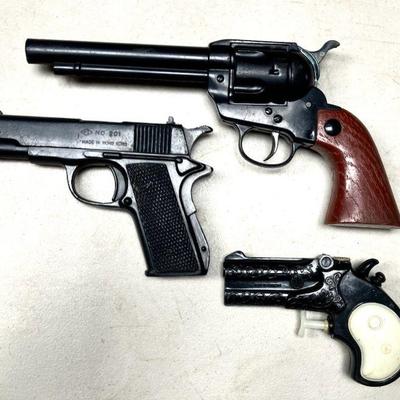 THREE (3) Vintage Plastic Toy Guns

