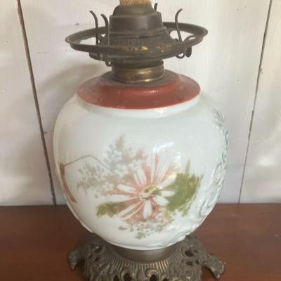 Hand Painted Fluid Lamp Base
