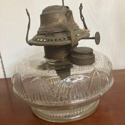 Early Glass Lamp Base
