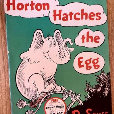 1968 Book "HORTON HATCHES THE EGG", Dr Suess
