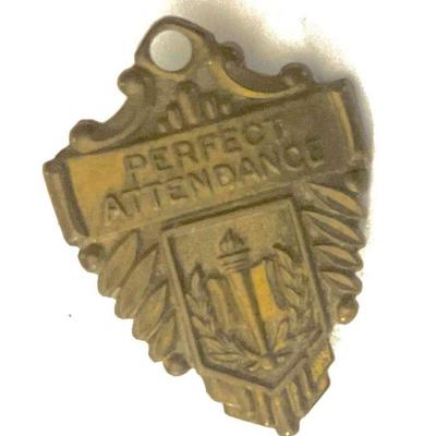 Antique "Perfect Attendance" Pin
