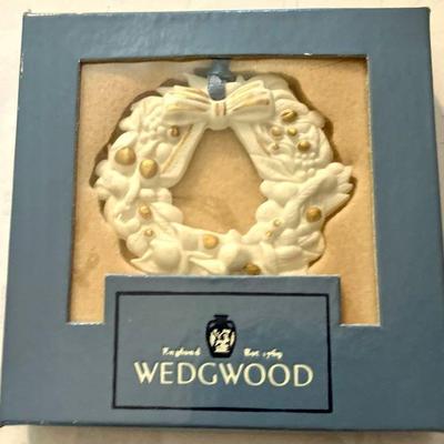 Boxed WEDGWOOD Wreath Ornament
