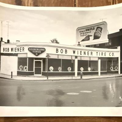 8"x10" Glossy Photo "BOB WIENER TIRE CO" Massachusetts

