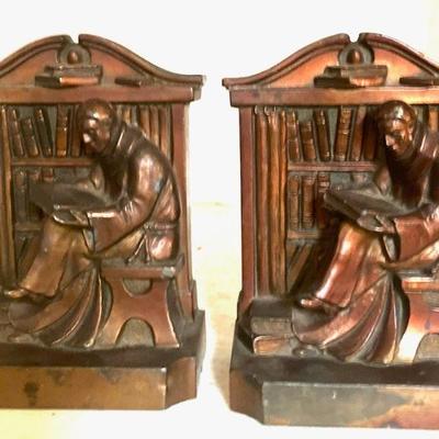 1920 Copper Clad Bookends
