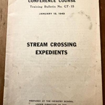 1943 "Stream Crossing Expedients"
