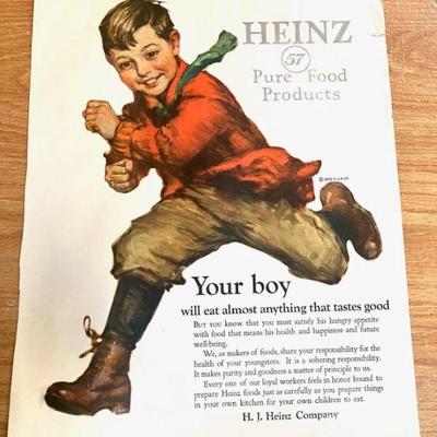 1928 Ad for HEINZ Ketchup
