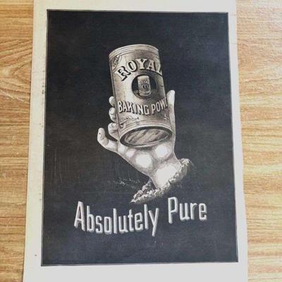 Another Awesome 1920's Ad, For ROYAL BAKING POWDER
