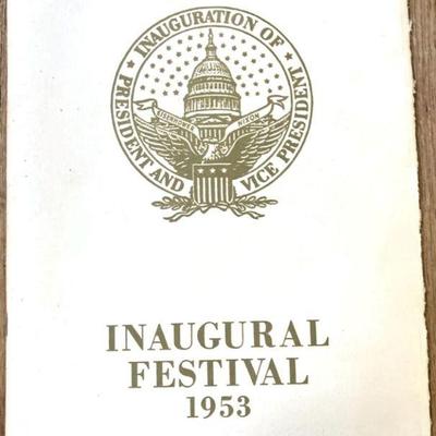 1953 Inaugural Festival, Eisenhower/Nixon

