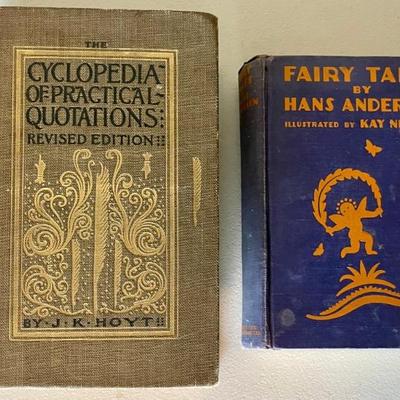 Cyclopedia Of Practical Quotations Revised Edition & Fairy Tales By Hands Anderson Ill By Kay Nielsen 