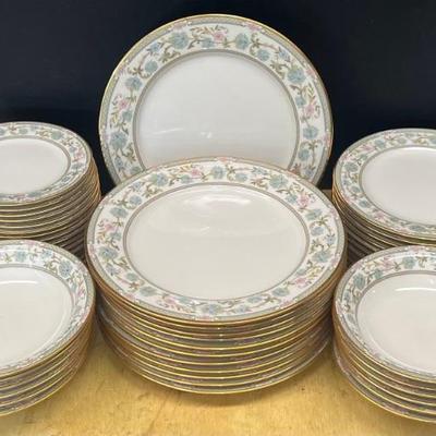 Noritake Ivory China Japan 7194 Miyoshi Bowls, Dinner, Side, And Desert Plates