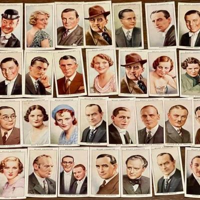 Vintage Radio Celebrities Cigarette Cards - A Series Of 50  W D & H O Wills 