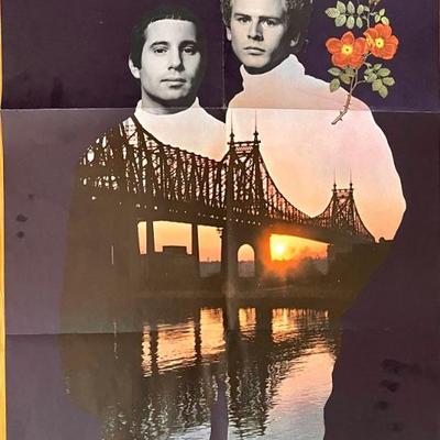 1968 Columbia Records Simon And Garfunkel Poster Photographed By Don Hunstein
