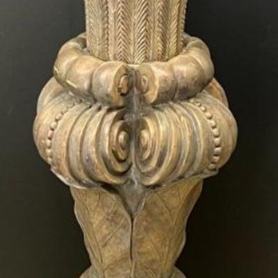 Large 35" Resin Privilege Home Accents Decorative Finial