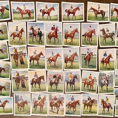 Vintage W D & H O Wills Cigarette Cards - Race Horses & Jockeys 1938