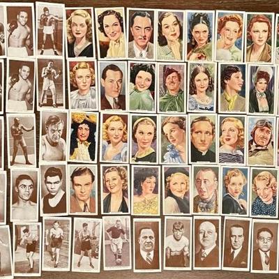 Cigarette Cards - Boxing Personalities Churchman Series 50 & My Favorite Part London Film Stars Gallaher Ltd