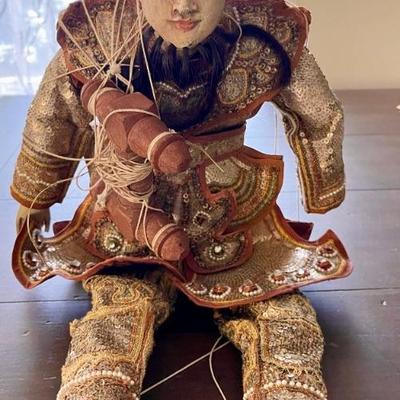 Antique Burmese Marionette String Puppet Hand Crafted Alchemist 
