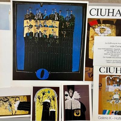 Joze Ciuha 20 Pictures In File, Post Cards, And Art Show Books