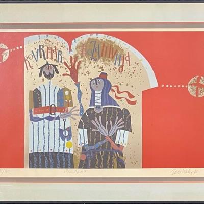Joze Ciuha Signed Fairytale V Nun And Priest Limited Edition Print 82 Of 160 