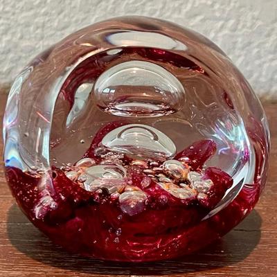 Limited Edition Selkirk Glass Paperweight Signed 1983 - 308 Out Of 500