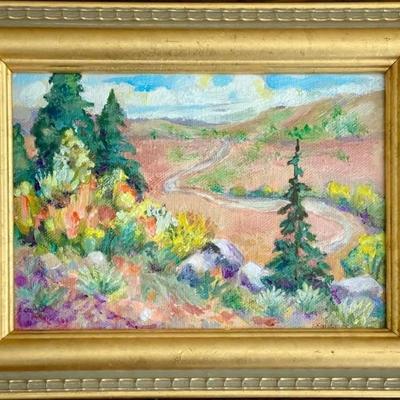Original Landscape Acrylic Painting " Road To Perry Park" By G Stutheit 2006