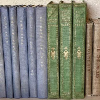Antique Books - (8) Shakespeare 1856 Work - 3 Lock & Key Library 1900 & 4 1903 Modern Readers Biblse