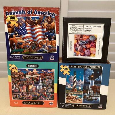 MMF046 Four Jigsaw Puzzles New