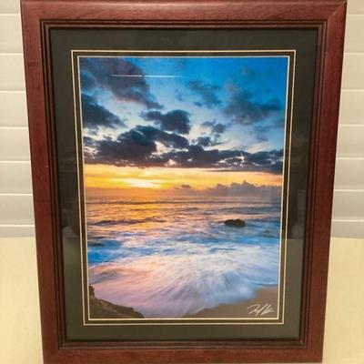 MMF120 Framed Scenic Art Photo Signed